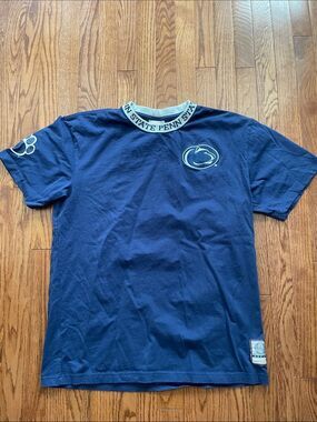 Mitchell & Ness Penn State Navy Blue T Shirt Men’s Sz Large